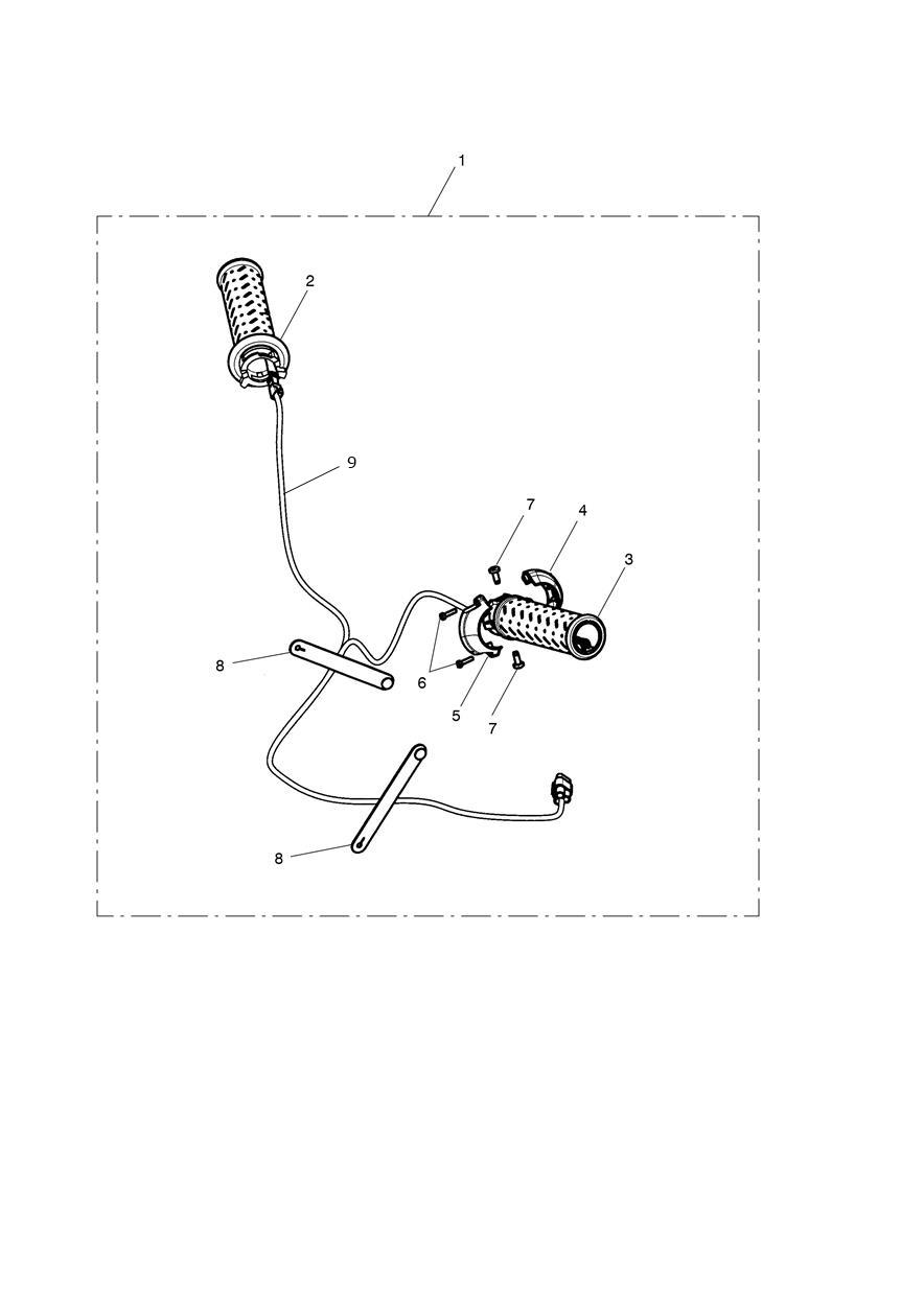 Heated Grips Kit exploded diagram