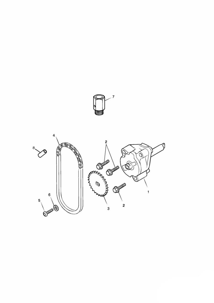 Oil Pump & Drive exploded diagram