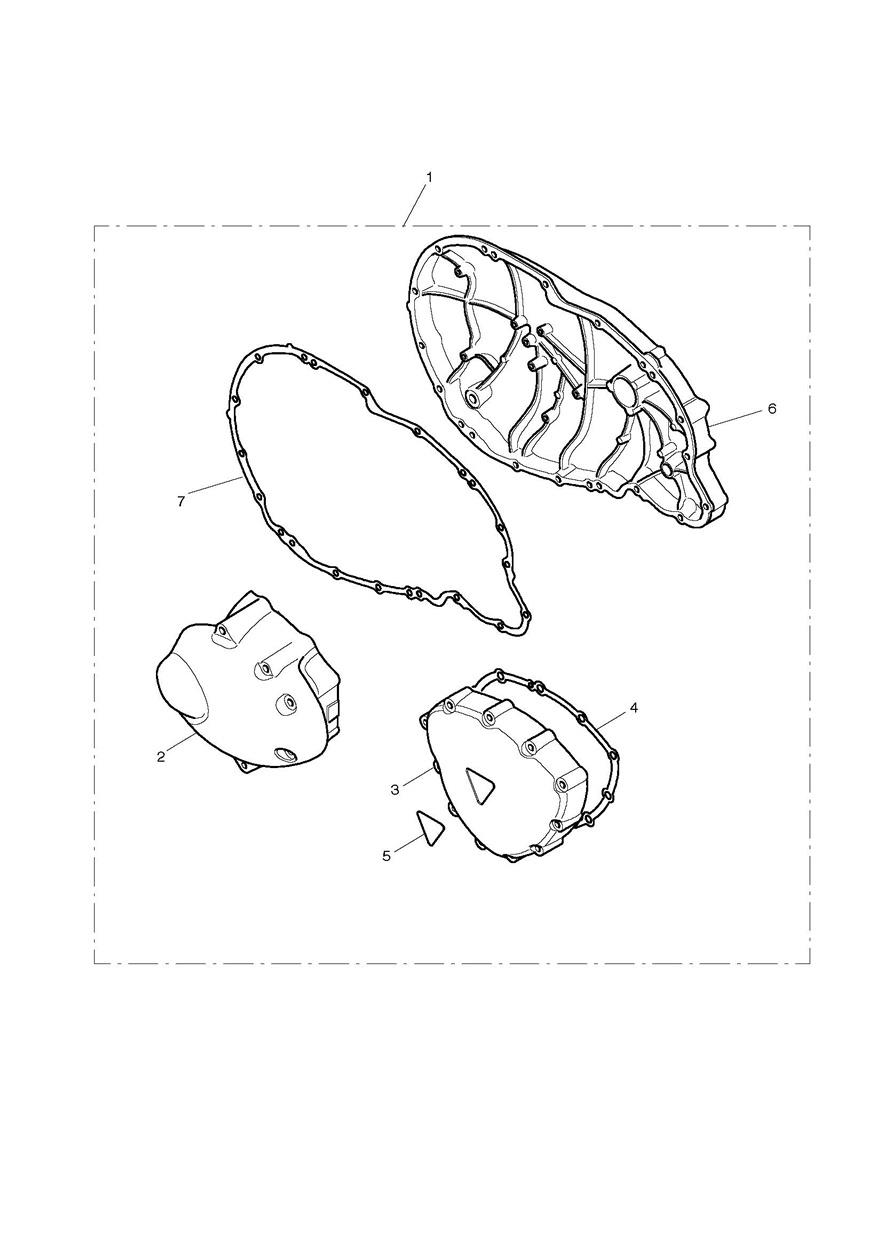 Chrome Kit, Engine Covers exploded diagram