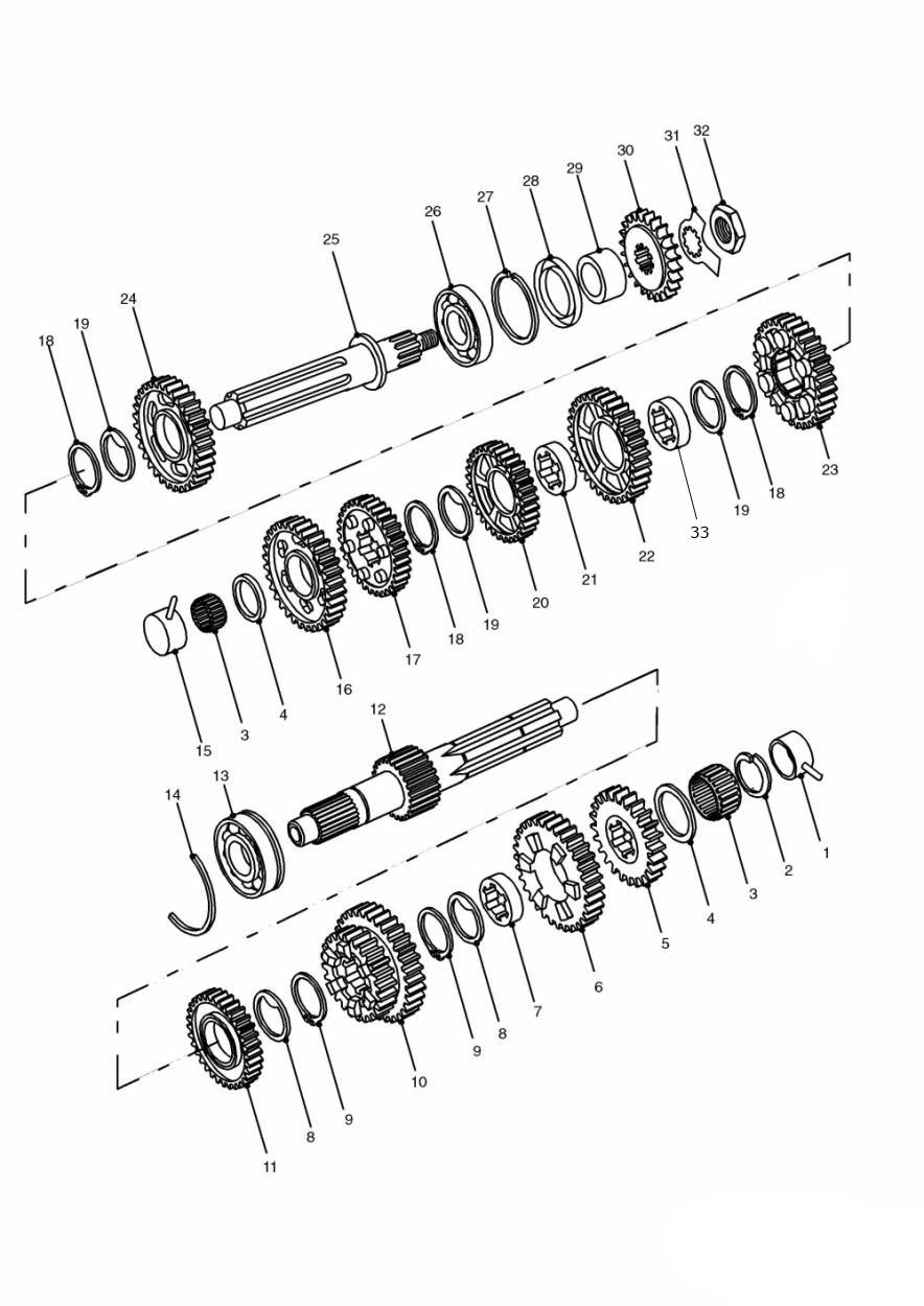 Transmission exploded diagram