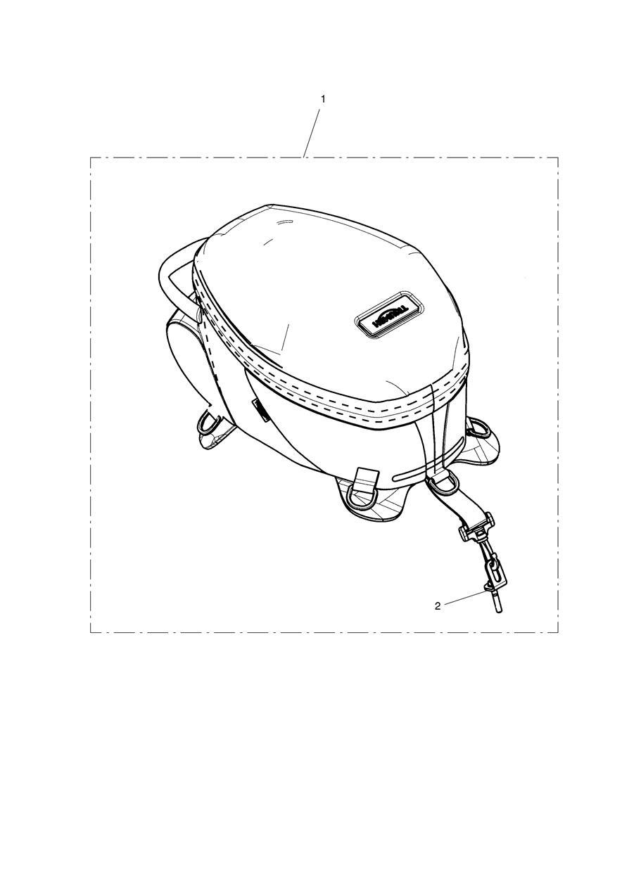 Tank Bag, 15-20L exploded diagram