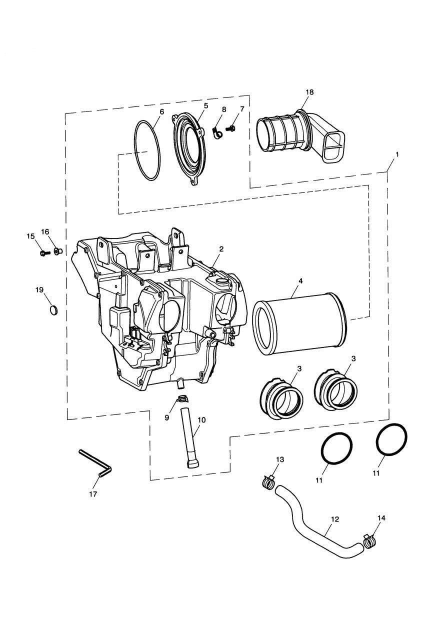 Airbox exploded diagram