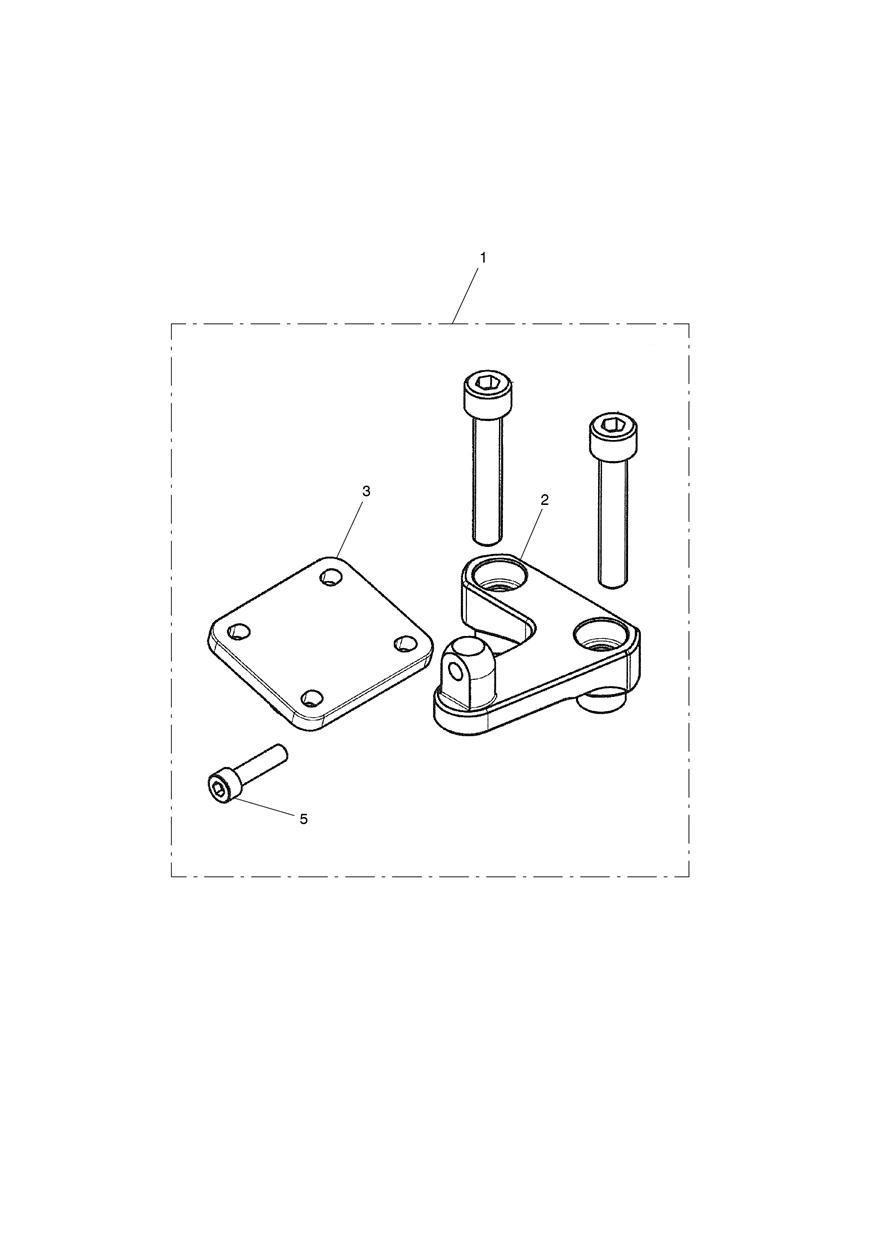 GPS Mount Kit exploded diagram