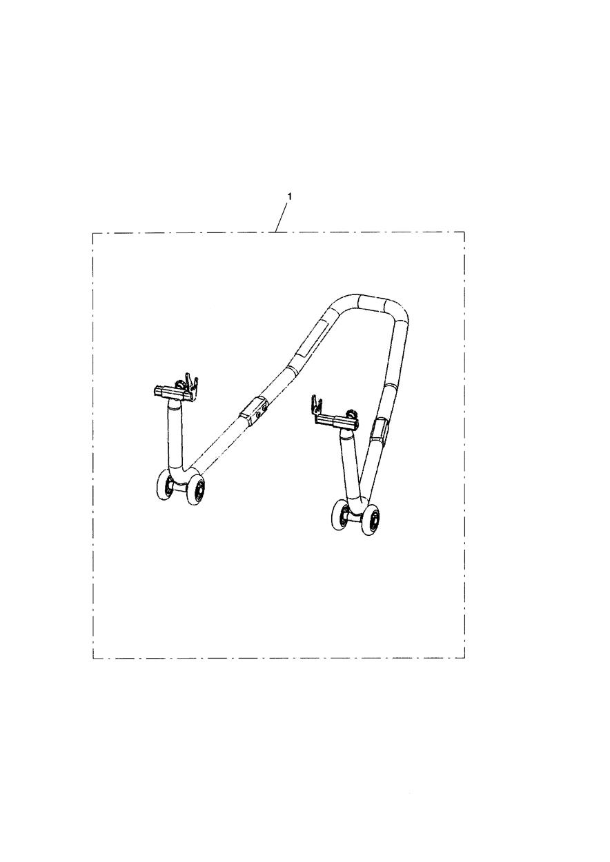 Paddock Stand, Rear exploded diagram
