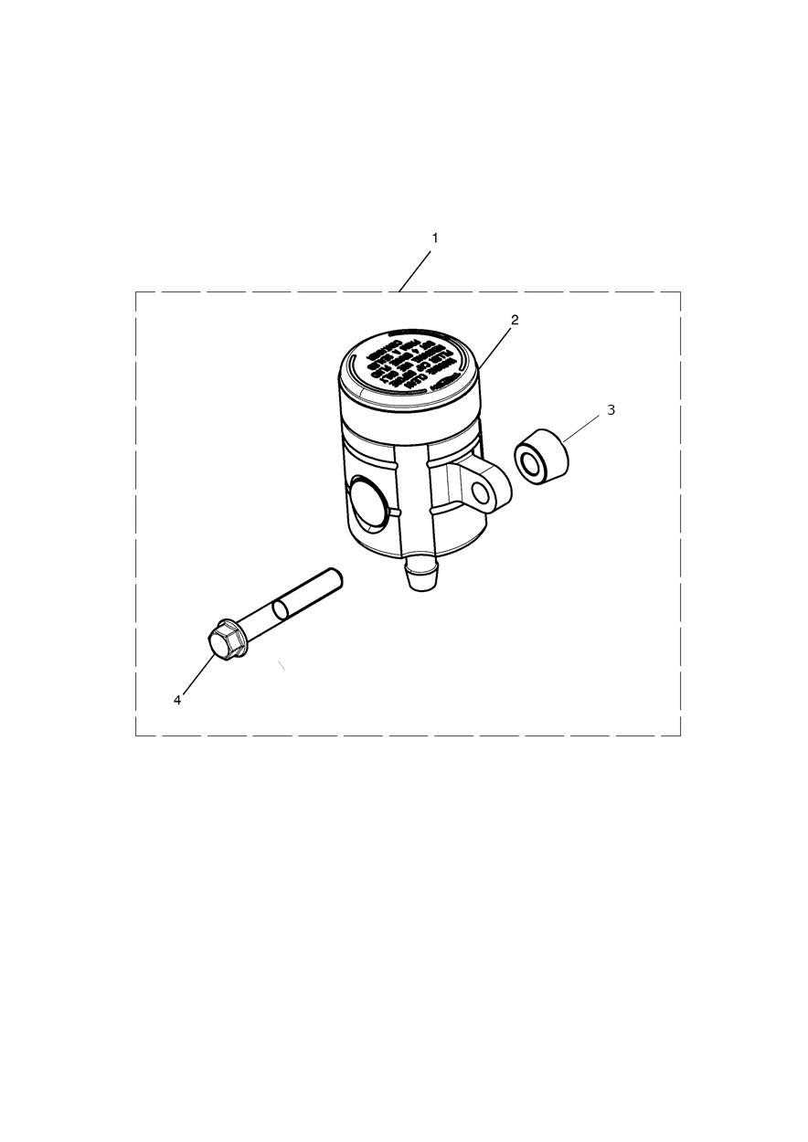 Rear Reservoir exploded diagram