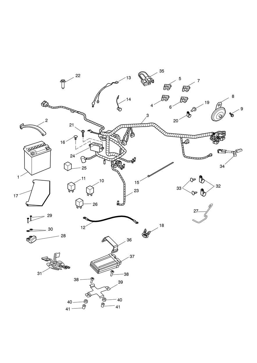 Electrical Equipment exploded diagram