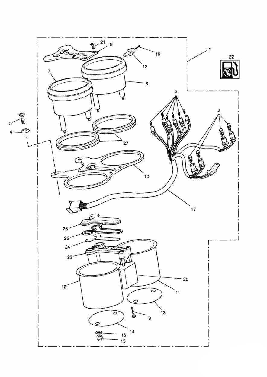Instruments exploded diagram