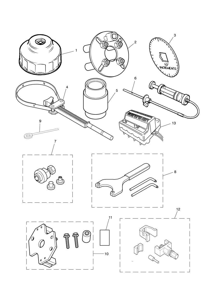Service Tools exploded diagram