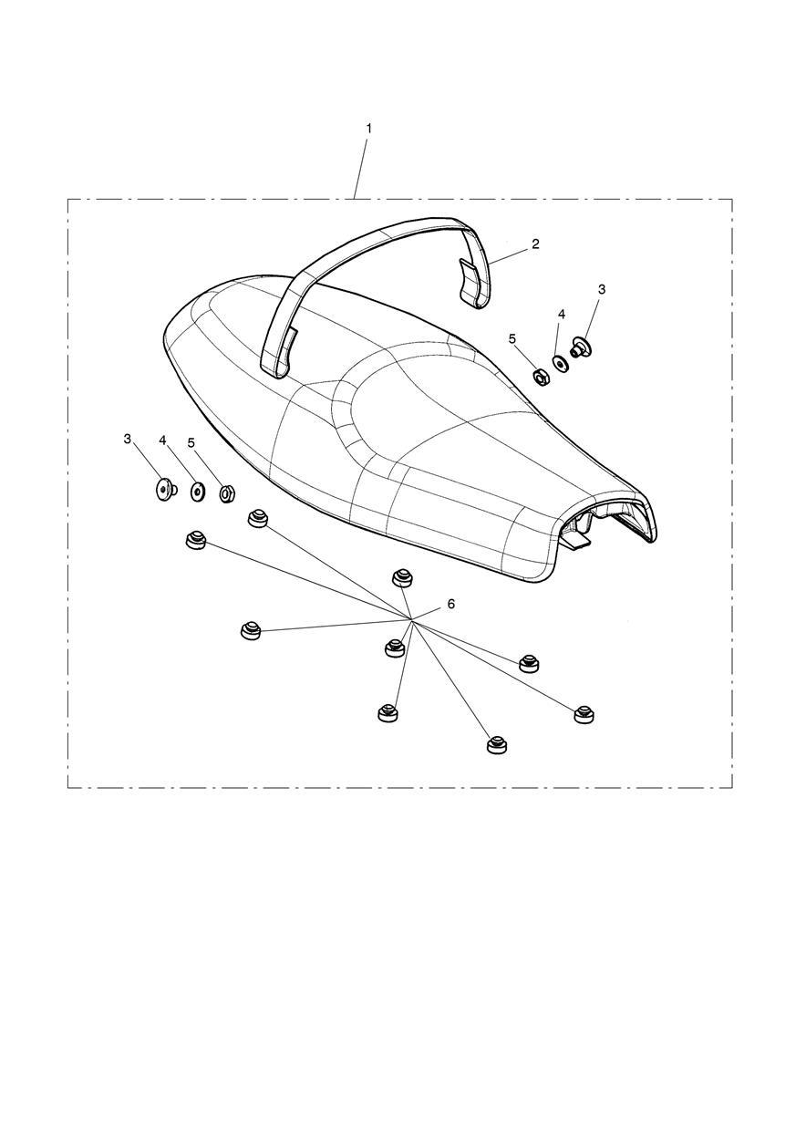 Seat, Dual Comfort, Black exploded diagram