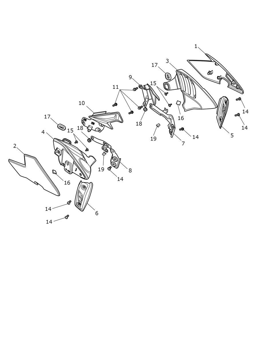 Side Panels exploded diagram