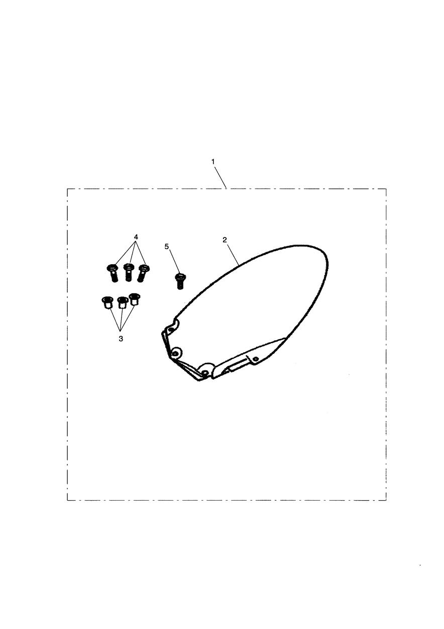 Hugger Kit, Carbon Fibre exploded diagram