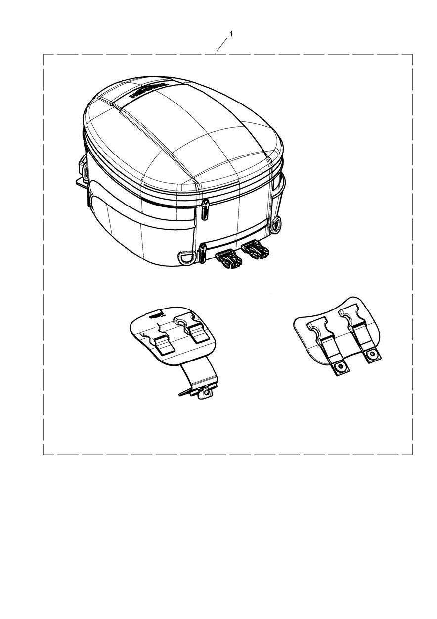 Tank Bag, 15-20L exploded diagram