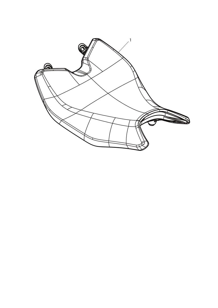 Comfort Seat, Rider exploded diagram