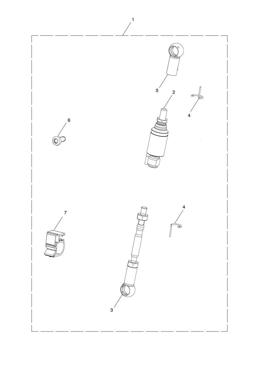 TSA Kit exploded diagram