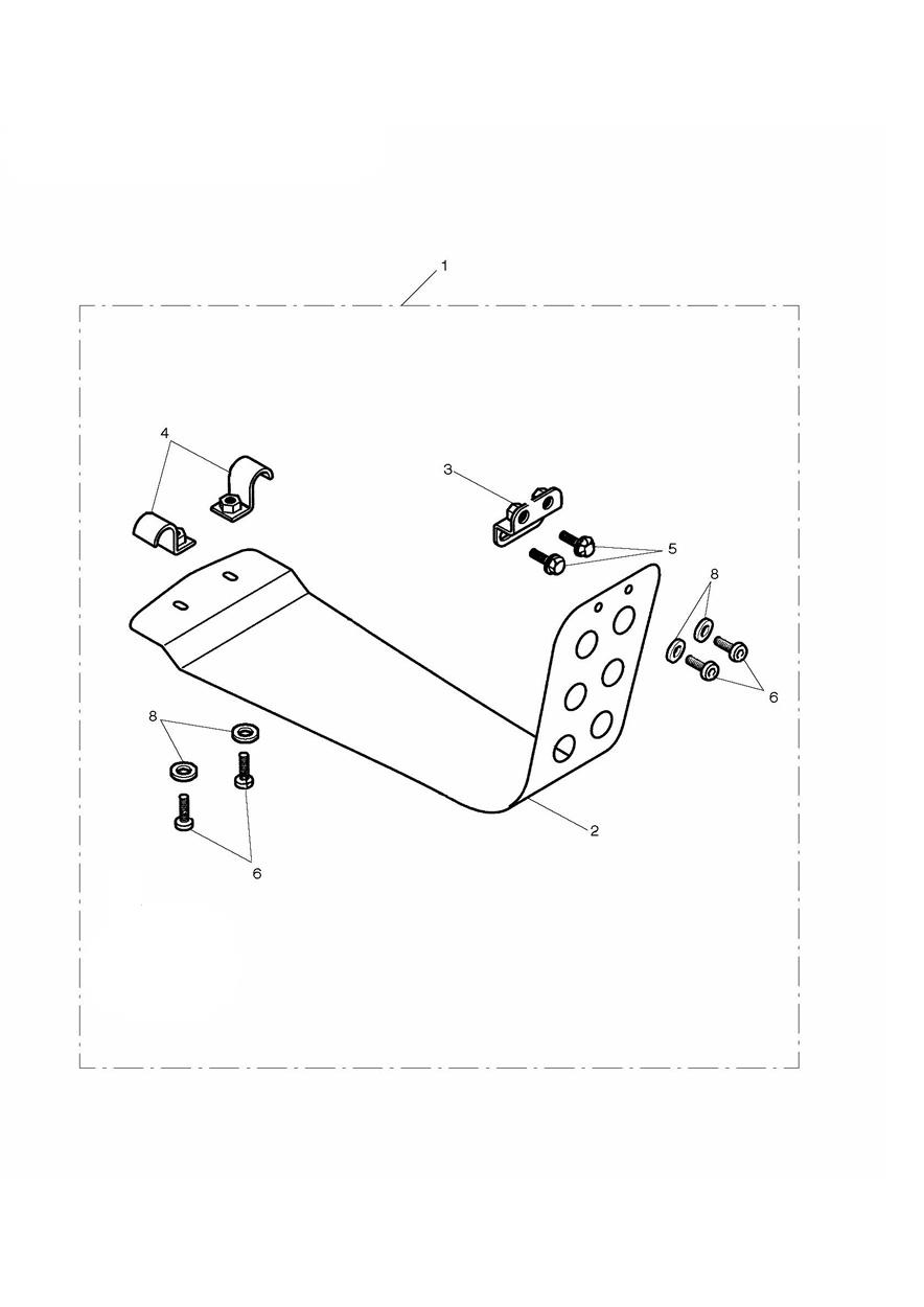 Skid Plate Kit exploded diagram