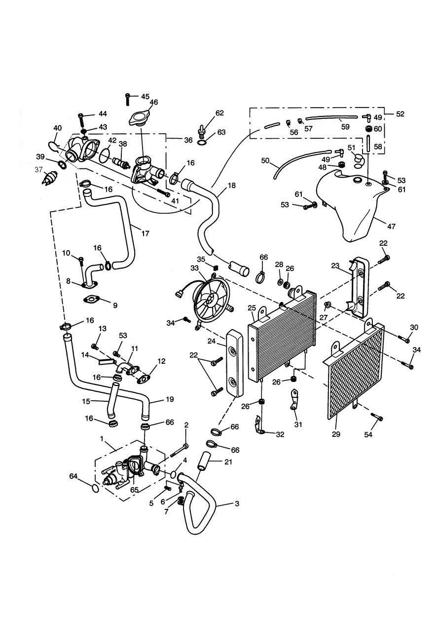 Cooling System exploded diagram