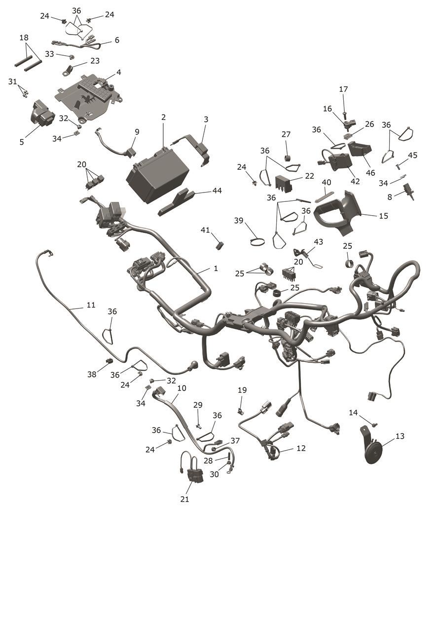 Electrical System exploded diagram