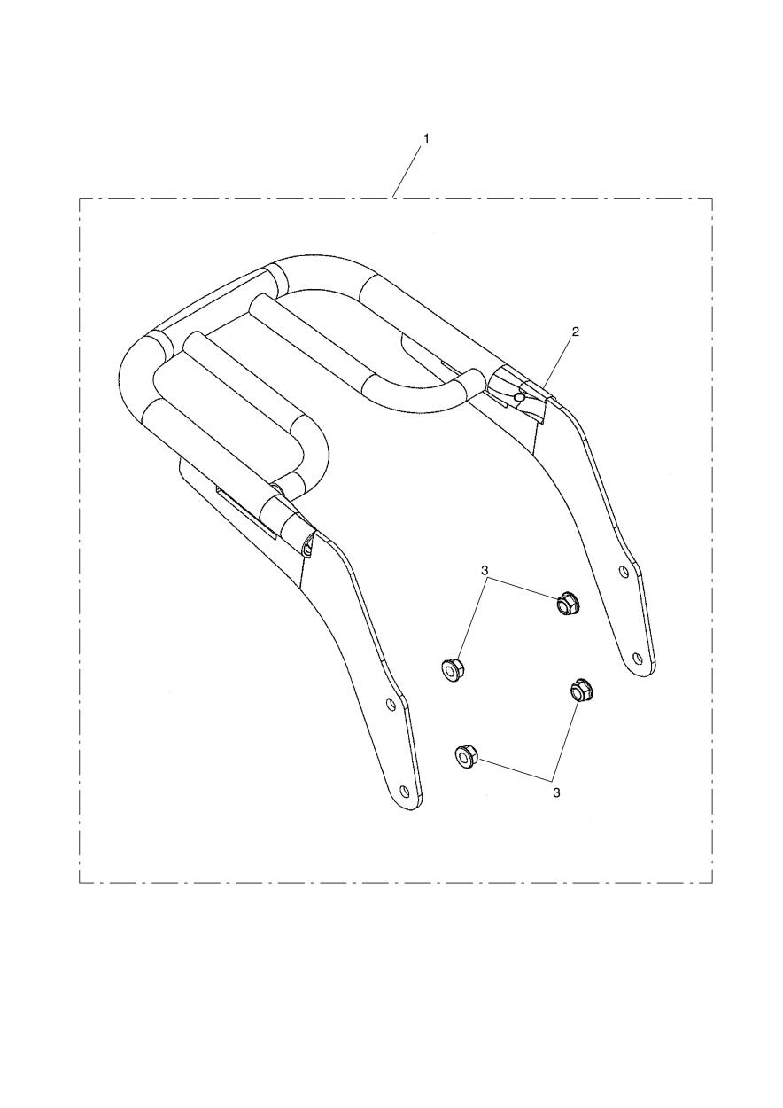 Longhaul Luggage Rack exploded diagram