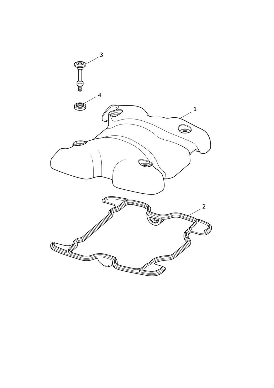 Cam Cover exploded diagram