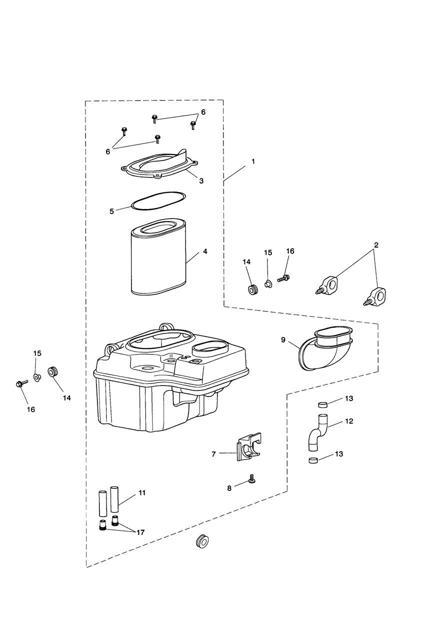 Airbox exploded diagram