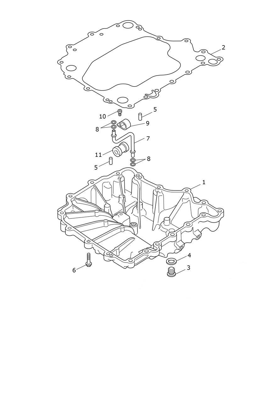 Sump exploded diagram