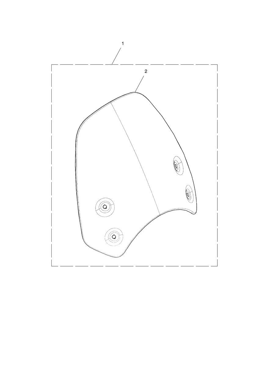 Screen, Tall, Clear exploded diagram