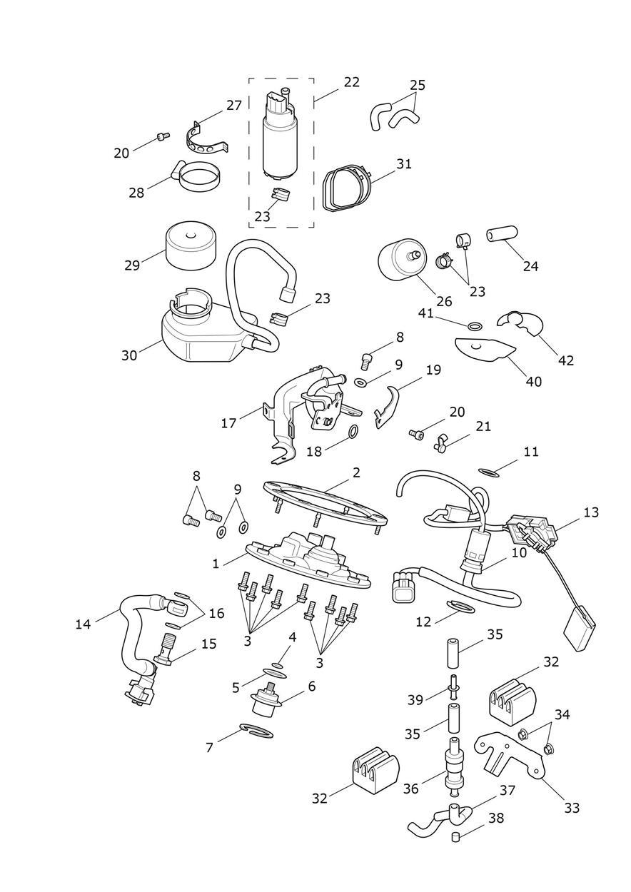 Fuel Pump exploded diagram