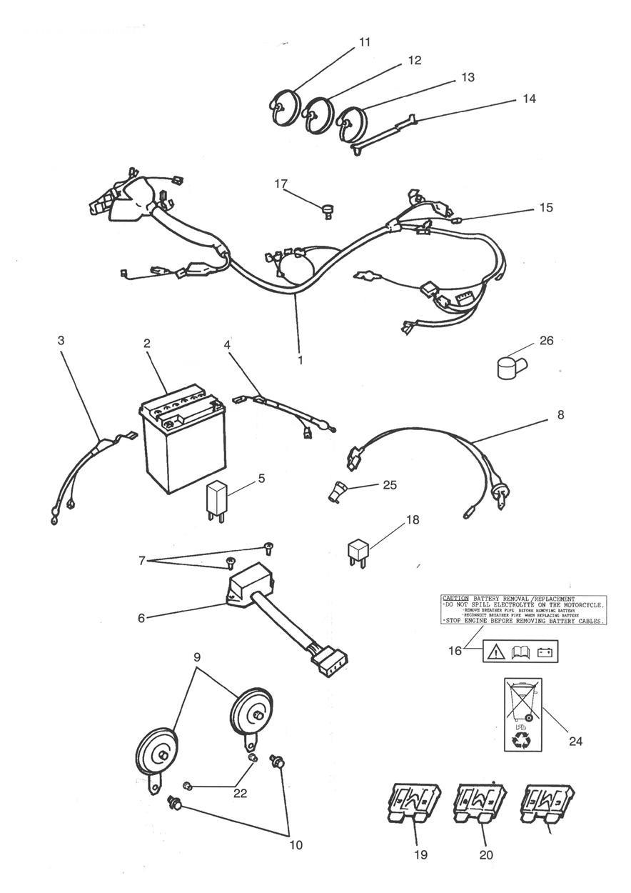 Electrical Equipment exploded diagram