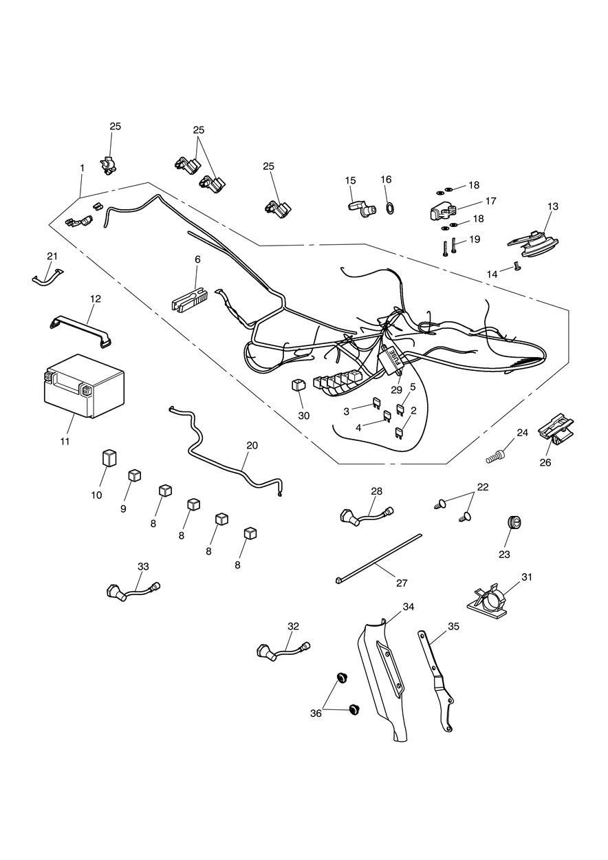 Electrical Equipment exploded diagram