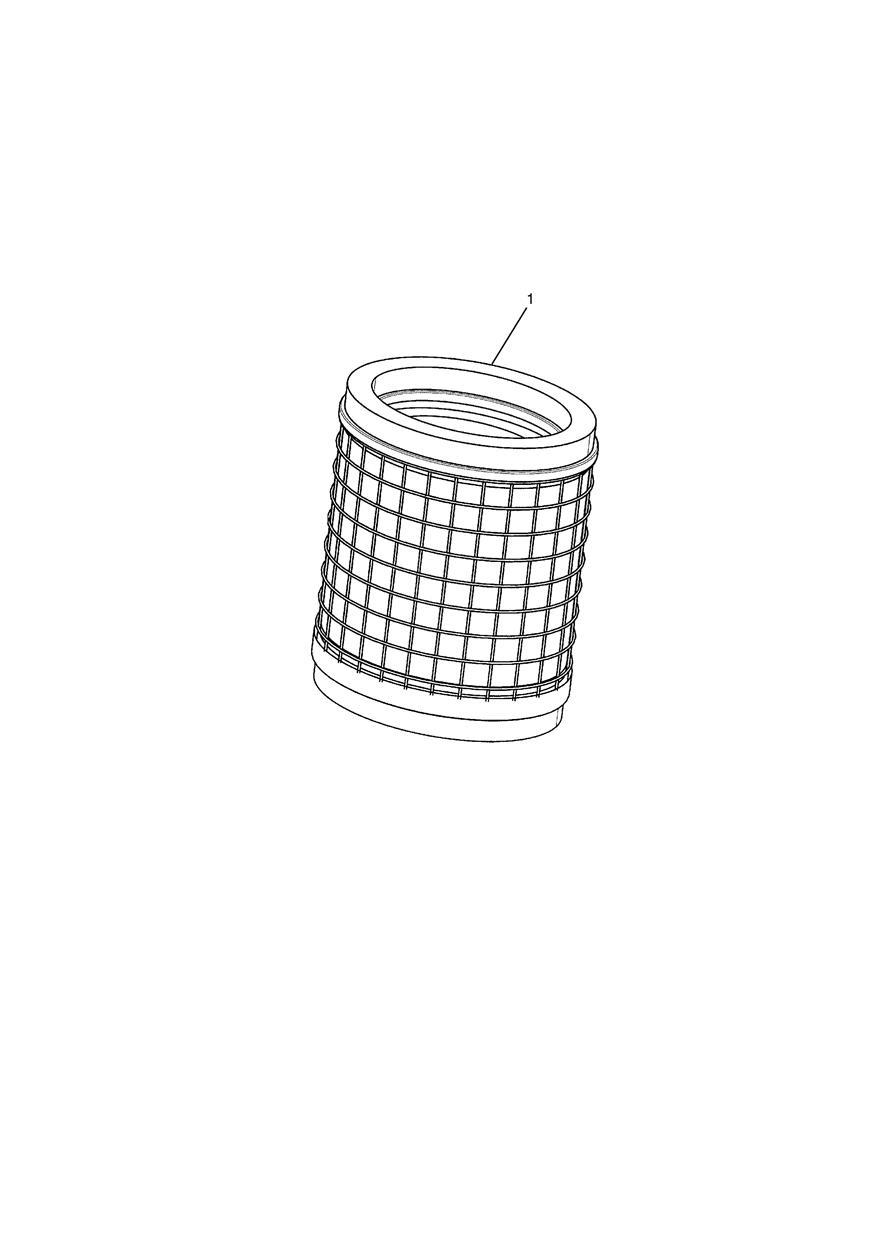 Air Filter, Washable exploded diagram