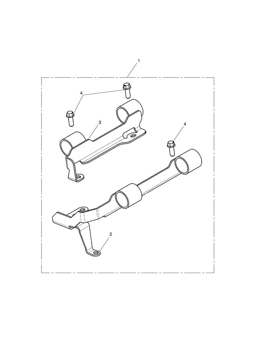 Mounting Kit, U Lock exploded diagram