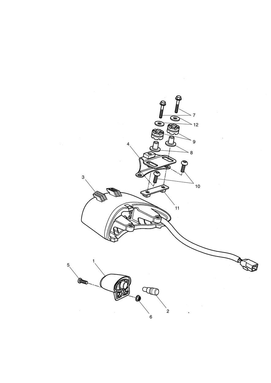 Rear Light exploded diagram