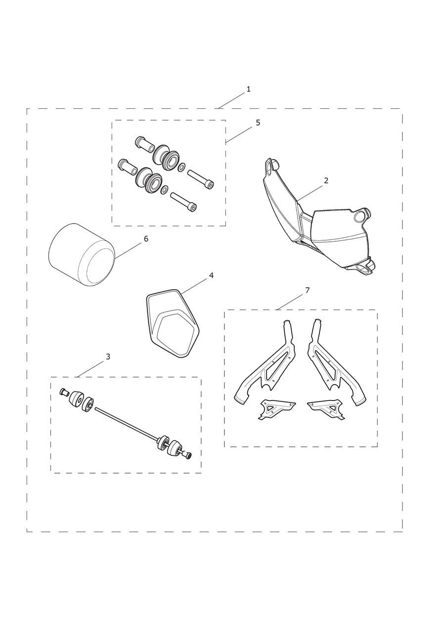 Protection Pack exploded diagram