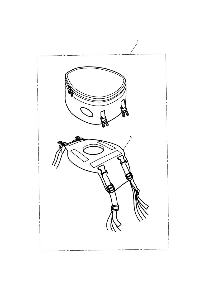 Tank Bag exploded diagram