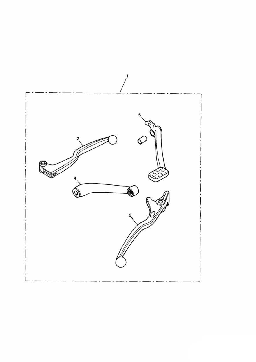 Lever Kit, Chrome exploded diagram