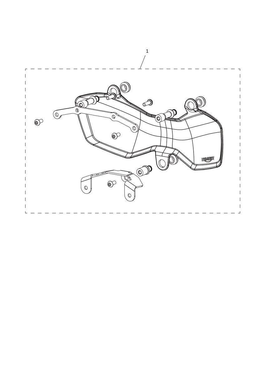 Headlight Guard Kit exploded diagram