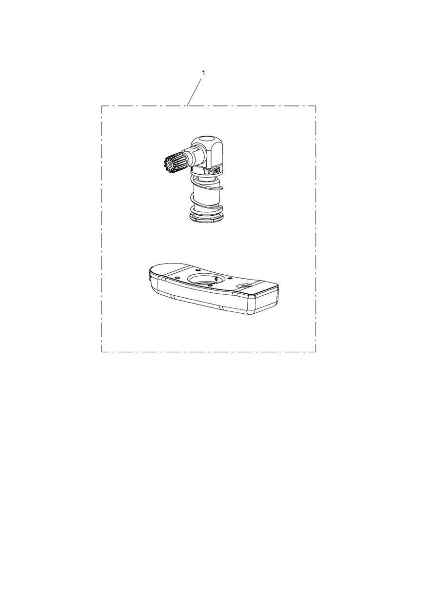 TPMS, ROW exploded diagram