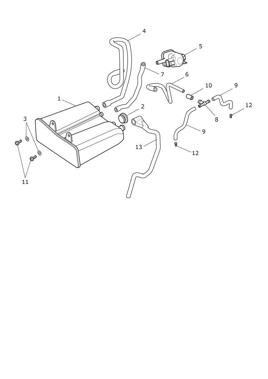 Evap System exploded diagram