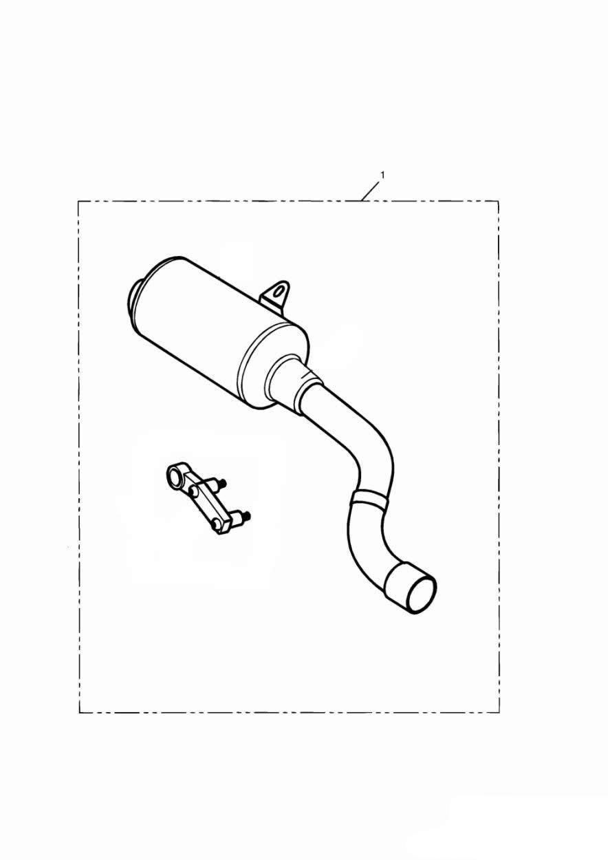 High Level Silencer exploded diagram