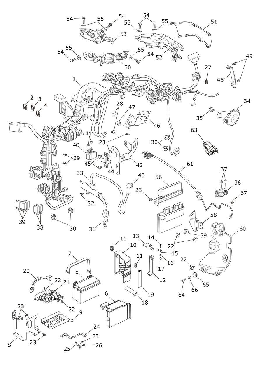 Electrical Equipment exploded diagram