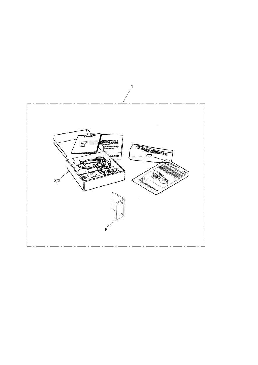 Alarm Kit, S4, SRA Approved exploded diagram