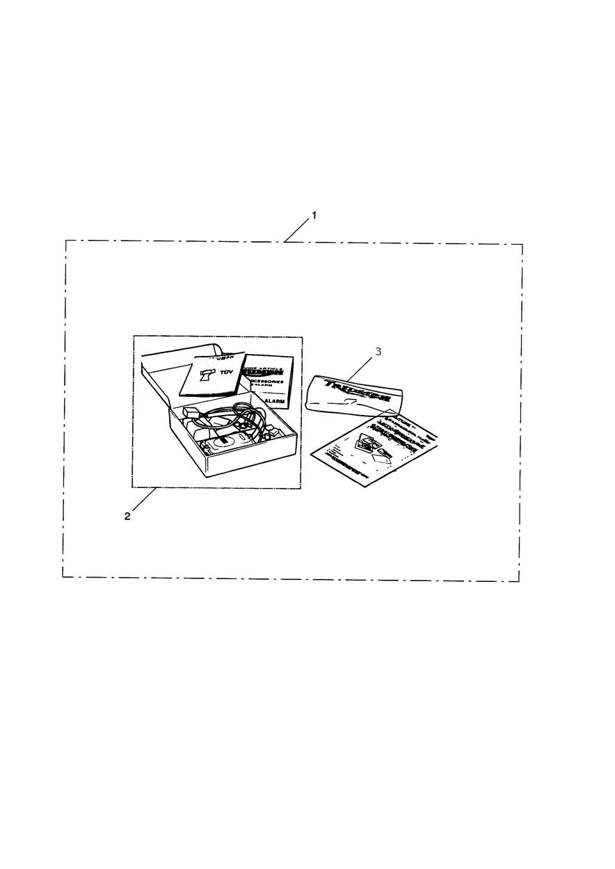 Alarm Kit, S4 - Street Triple RX Only exploded diagram