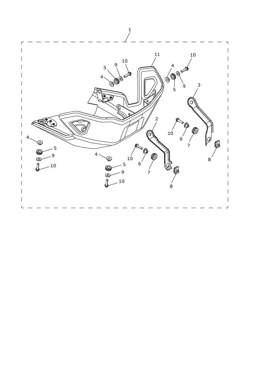 Sumpguard exploded diagram