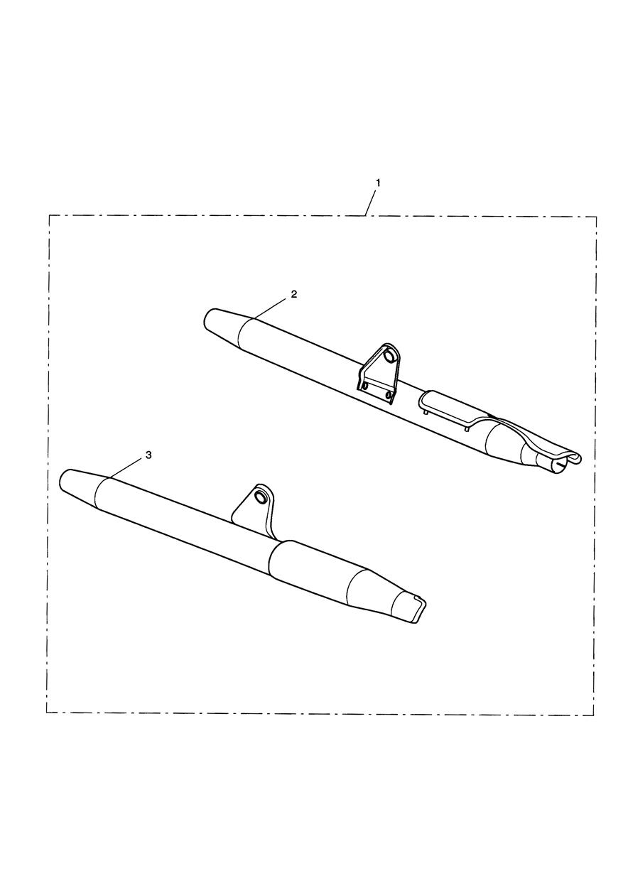 Silencer Kit, Tapered exploded diagram