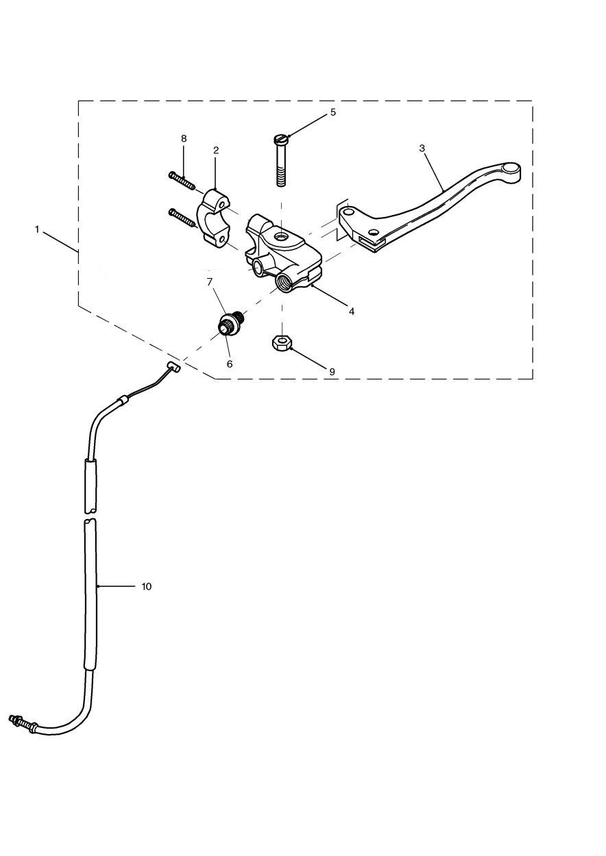 Control Cables exploded diagram