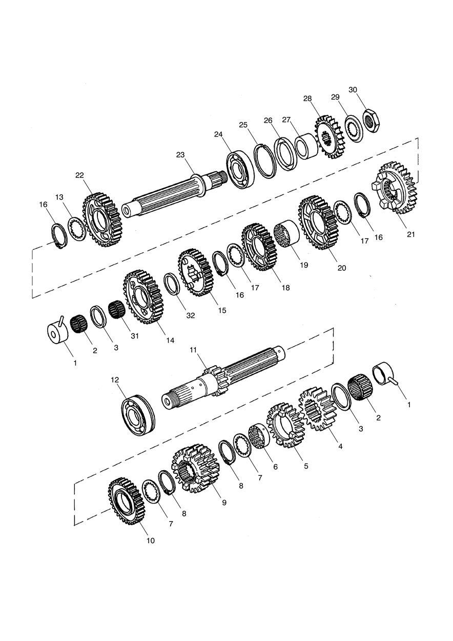Transmission exploded diagram