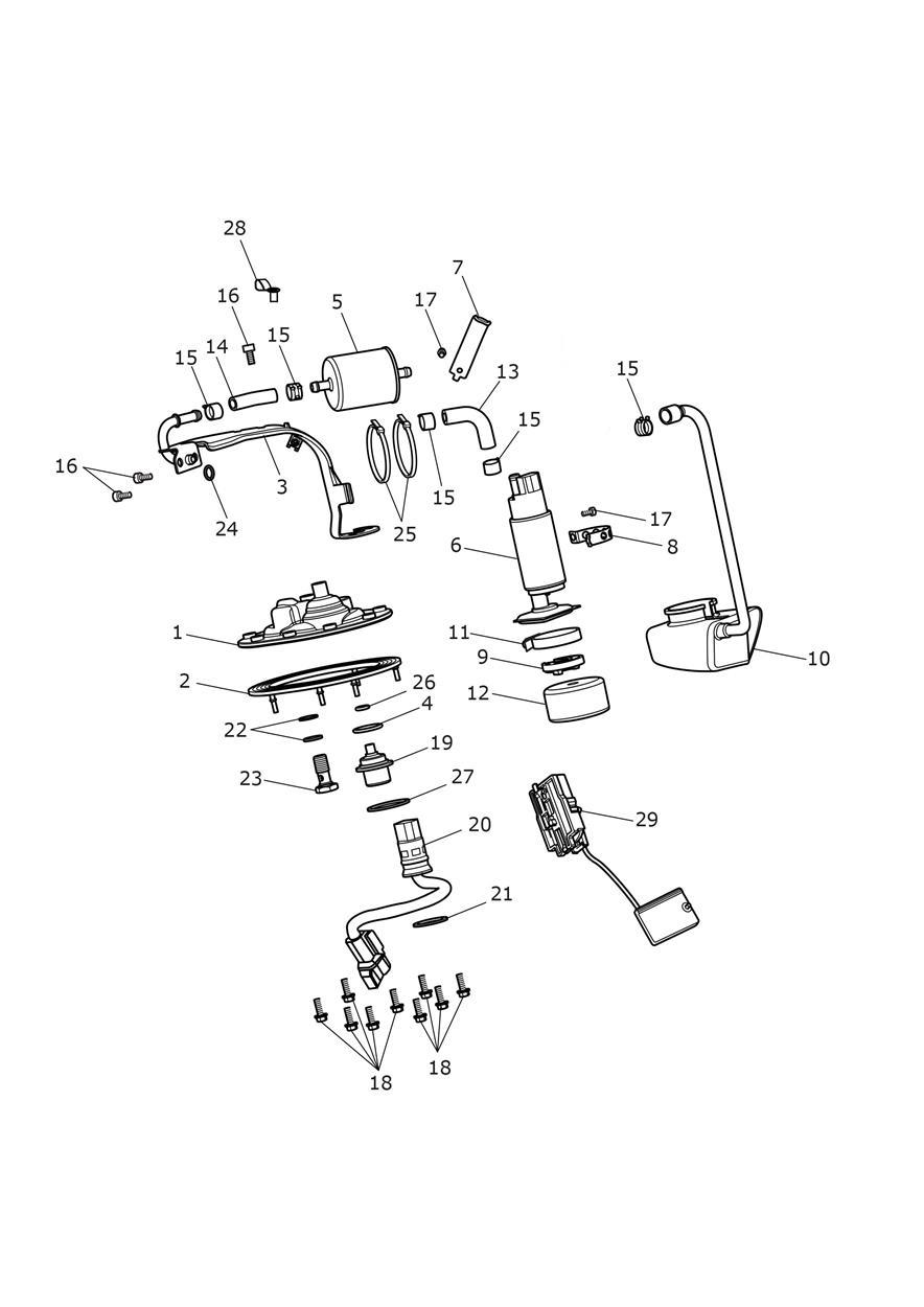 Fuel Pump exploded diagram