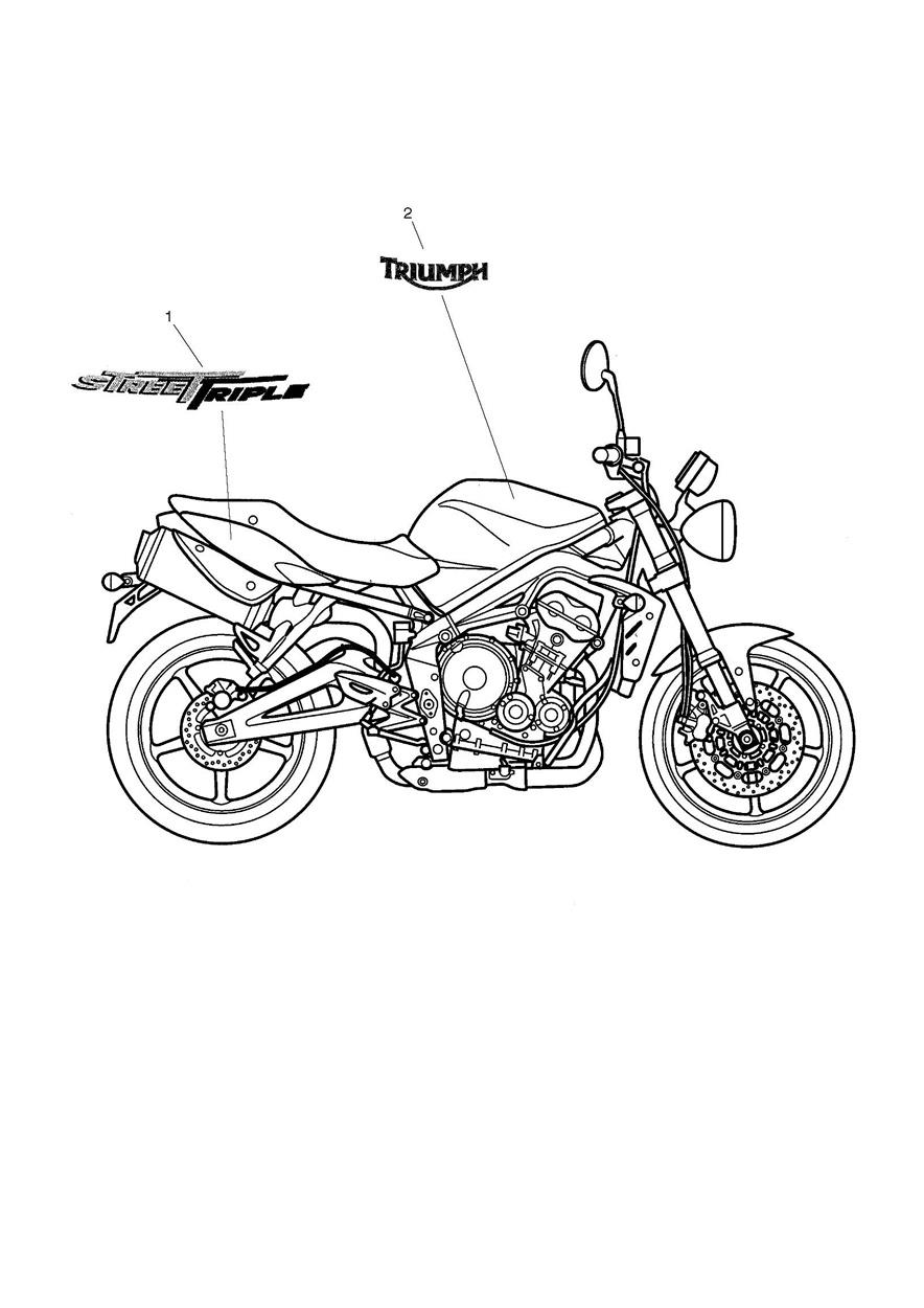 Bodywork Decals exploded diagram