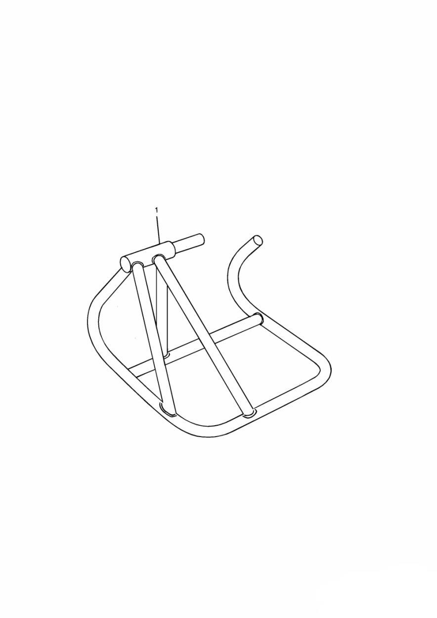 Paddock Stand exploded diagram