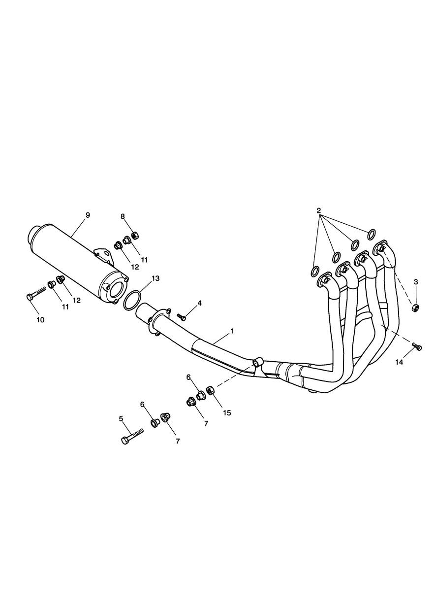 Exhaust System exploded diagram